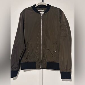 Men’s Olive Bomber Jacket